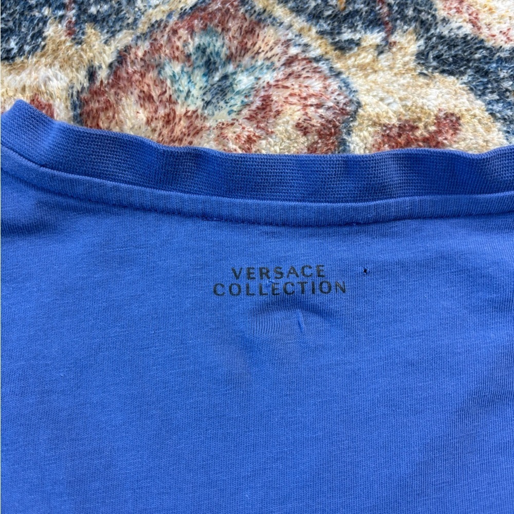 Versace Collection Sequin Logo T-shirt Large - Picture 6 of 6